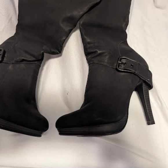 Tall Sexy Black Boot - Picture 2 of 4